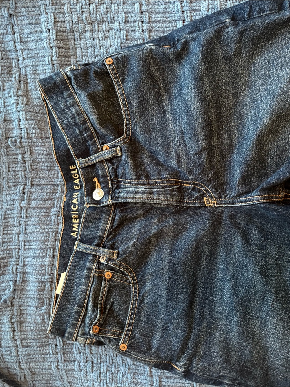 American Eagle Outfitters Dark Blue Denim Jean Shorts